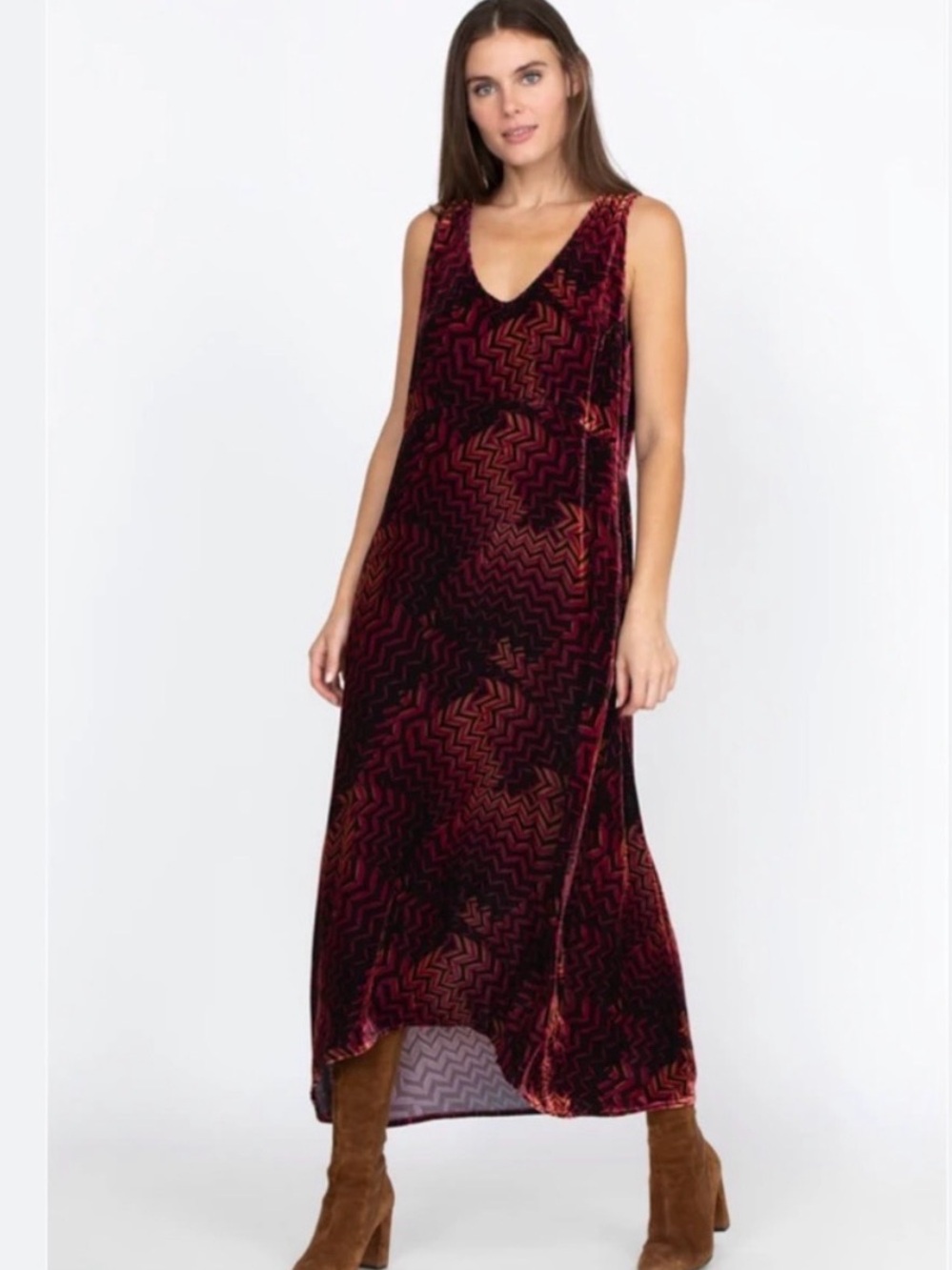 NWT Johnny Was Belle Velvet Dress and Kimono Coat SET $425